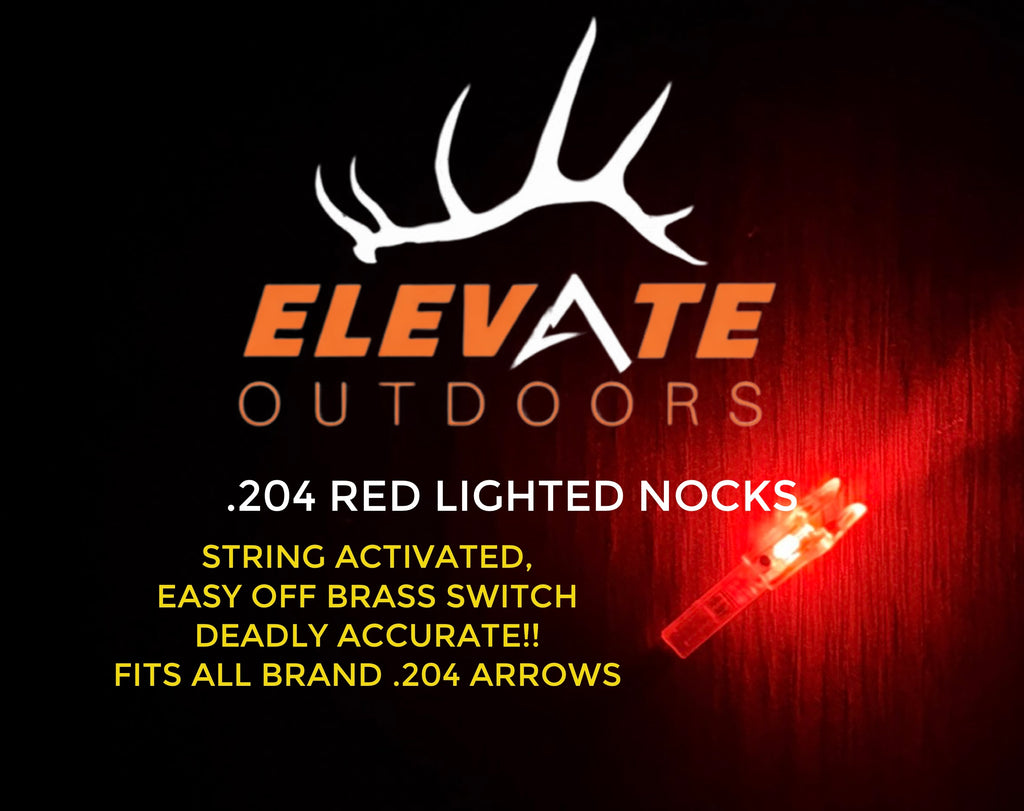 Elevate .204 Red Lighted Nocks 3 Pk