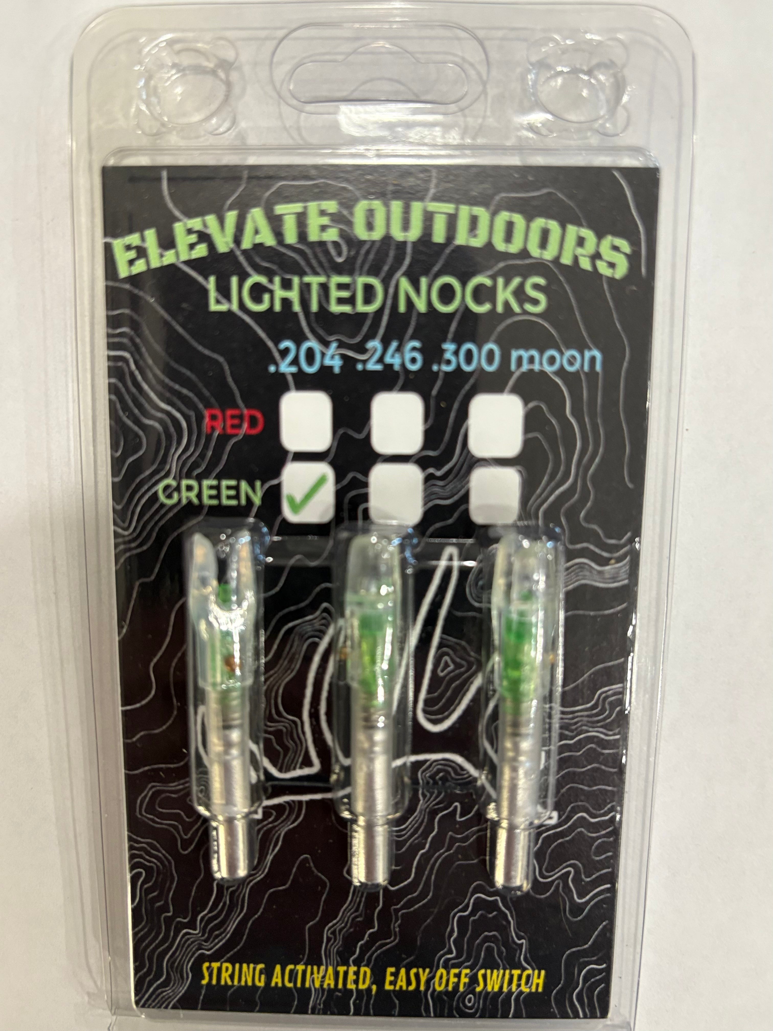 Elevate .204 Green Lighted Nocks 3 Pk