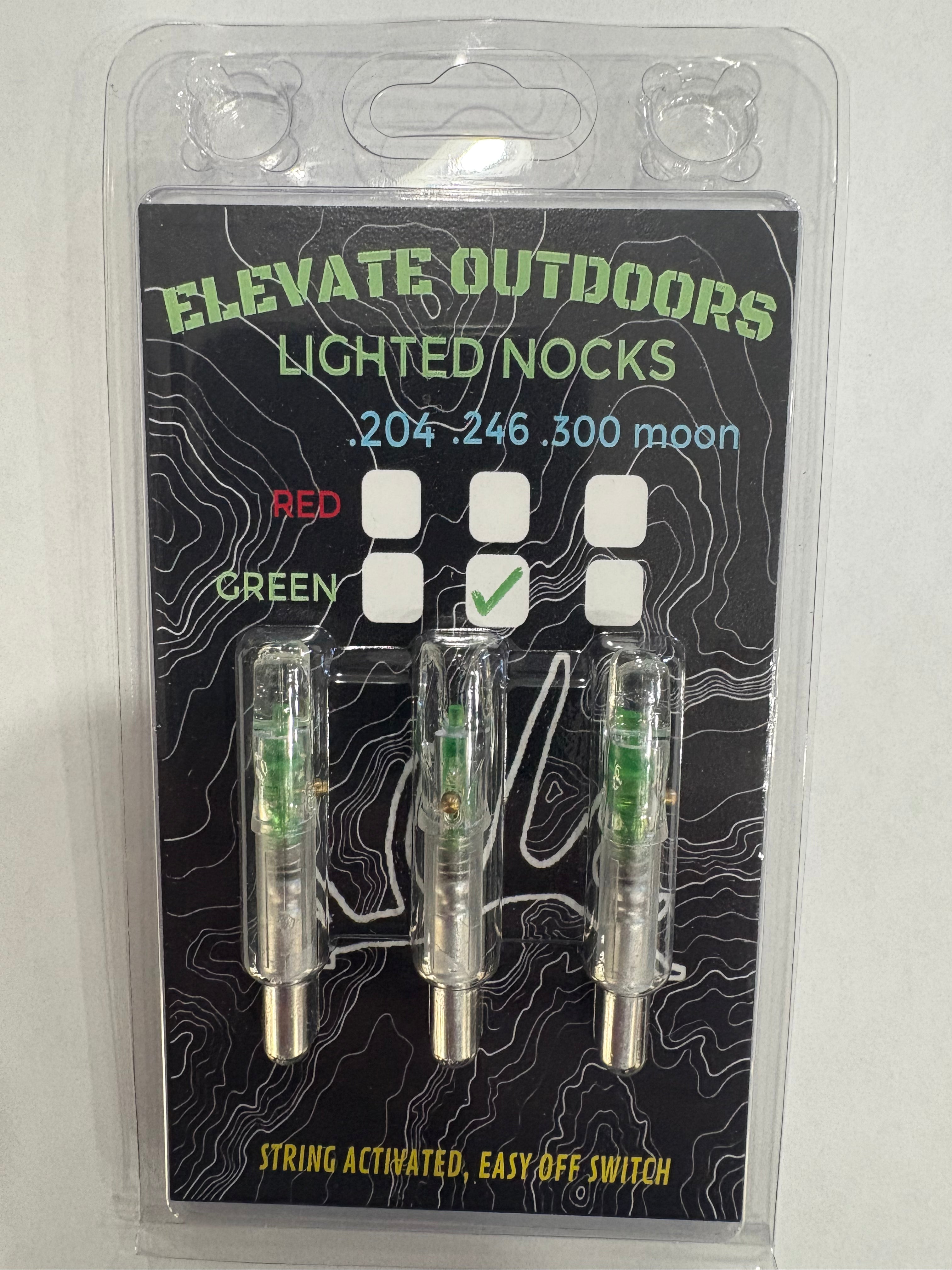 Elevate .246 Green Lighted Nocks 3 Pk