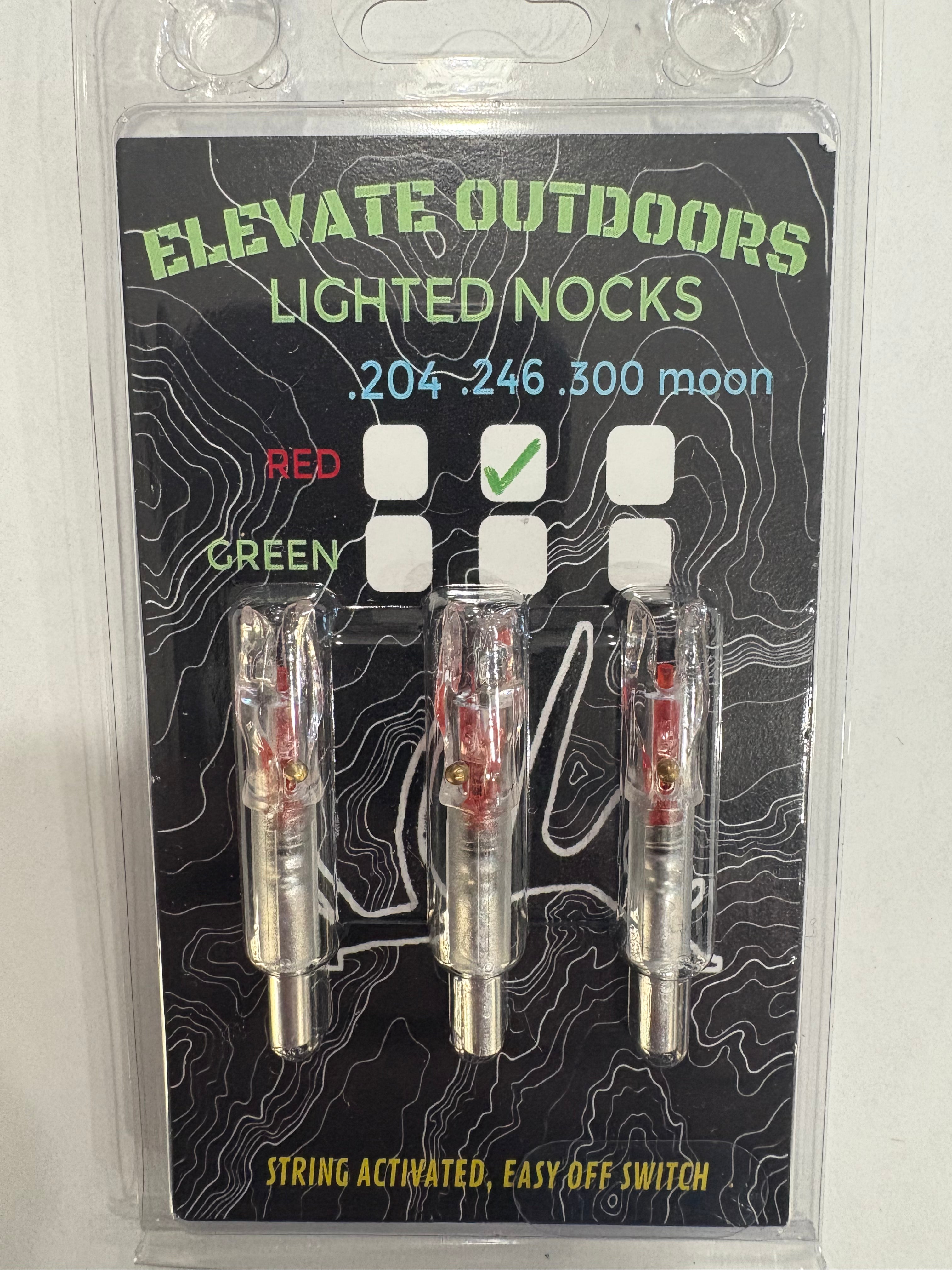 Elevate .246 Red Lighted Nocks 3 Pk